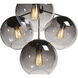 Kamara LED 24.75 inch Black Chandelier Ceiling Light